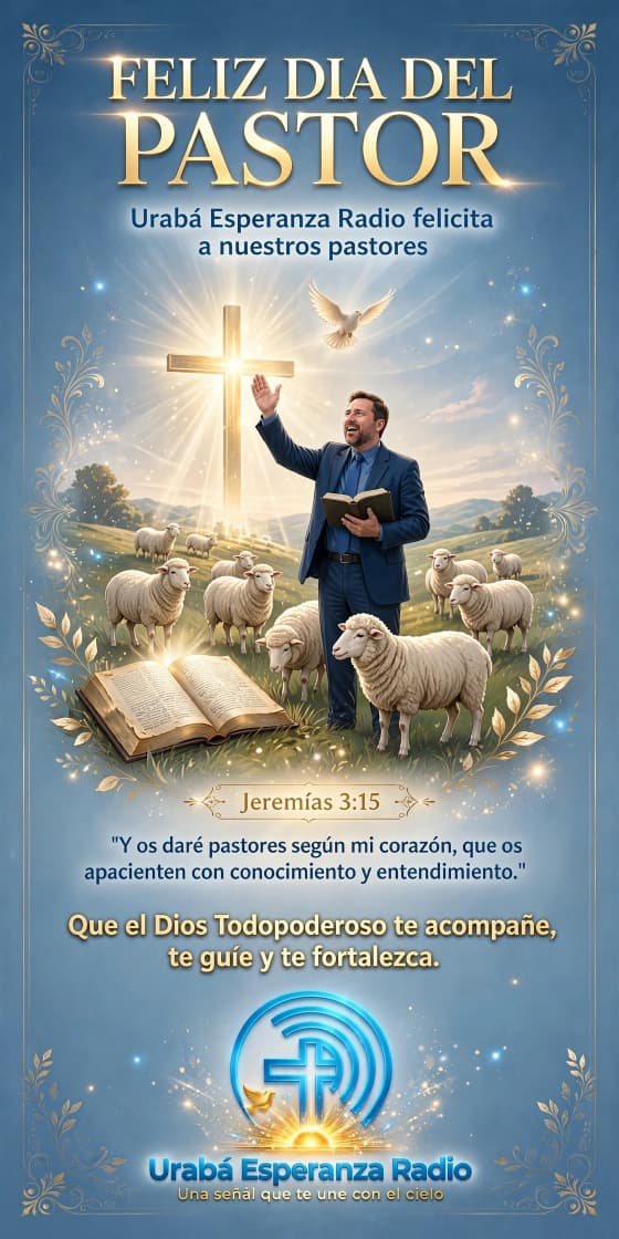¡FELIZ DÍA DEL PASTOR!